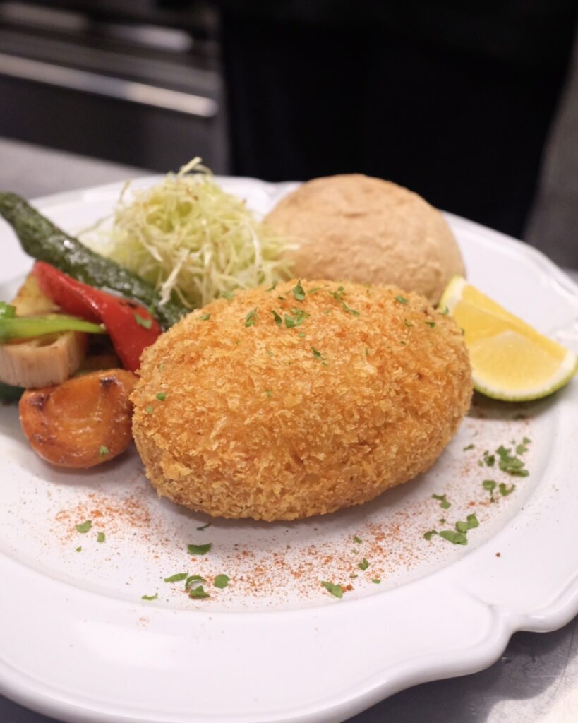 挽肉のチキンキエフ