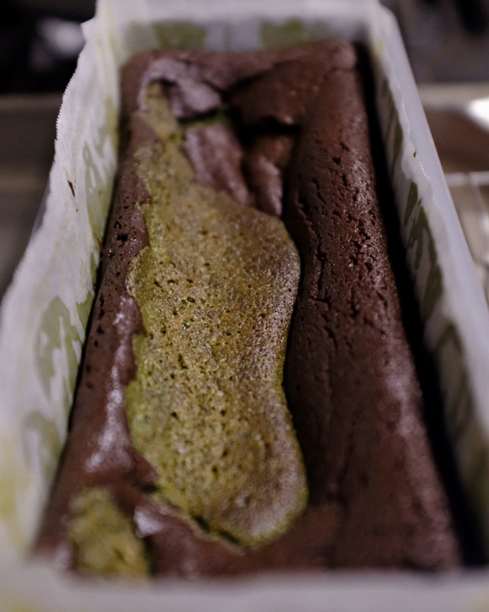 “2色のチョコレートテリーヌ〜クーベルチュールと今川玉香園茶舗の抹茶〜”